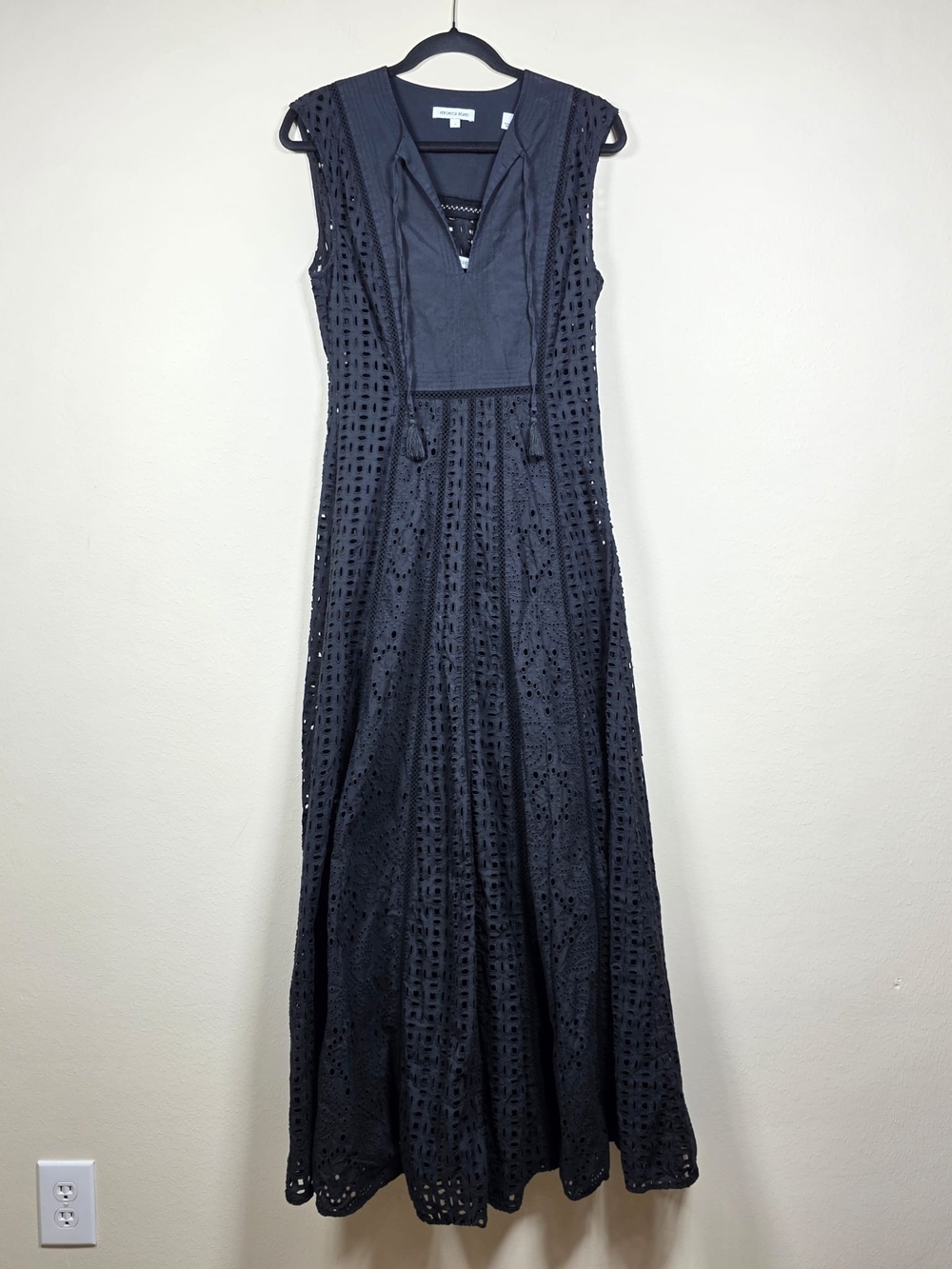 Veronica Beard Alina Dress 100% Cotton Size 4 MSRP $698 - Picture 4 of 11